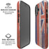 Hawaiian Flag Dark Wood iPhone 16 Plus Magsafe Impact Case